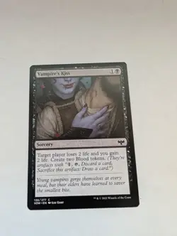 FOIL NM MTG Vampire's Kiss Innistrad: Crimson Vow Regular - Image 2