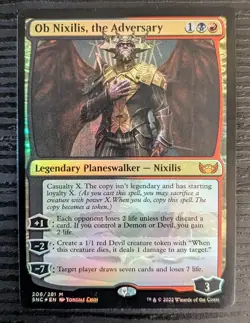 Ob Nixilis, the Adversary [Streets of New Capenna] **Foil** - MtG - NM - Image 5