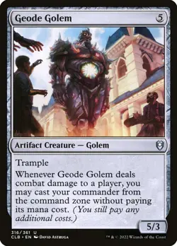 Magic the Gathering: Geode Golem 1x Battle for Baldur's Gate - Image 2
