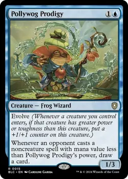 Mint/Near-Mint, English - 1 x MTG Pollywog Prodigy Commander: Bloomburrow - Image 2