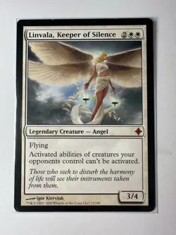 Linvala, Keeper of Silence Rise of the Eldrazi LightlyPlayed Magic The Gathering - Image 1