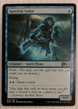 MTG Spectral Sailor M20 76/280 NM Uncommon Core Set 2020 - Image 1