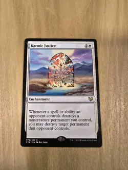 Karmic Justice - #072/342 (NM) Commander 2015 C15 Magic MTG - Regular - Image 1