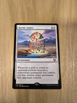 Karmic Justice - #072/342 (NM) Commander 2015 C15 Magic MTG - Regular - Image 3