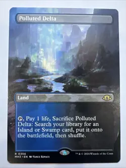 MTG Polluted Delta (Borderless) Modern Horizons 3 NM - Image 1