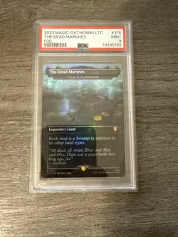 PSA 9 FOIL THE DEAD MARSHES LOTR MAGIC THE GATHERING (URBORG) - Image 1