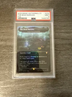 PSA 9 FOIL THE DEAD MARSHES LOTR MAGIC THE GATHERING (URBORG) - Image 2