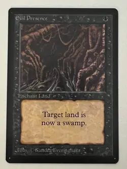 Magic the Gathering MTG Evil Presence Beta COND NM Playset (4) (Beta Bob) - Image 12