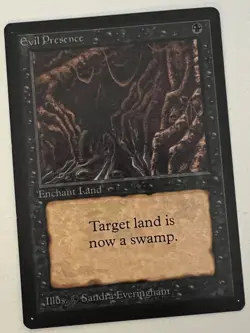 Magic the Gathering MTG Evil Presence Beta COND NM Playset (4) (Beta Bob) - Image 14