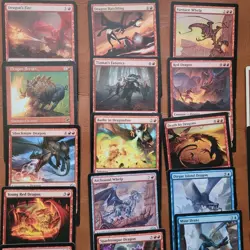 Magic COMMANDER Deck MTG EDH Tribal Dragons Jeskai Wedge Zurgo and Ojutai Drakes - Image 10