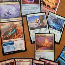 Magic COMMANDER Deck MTG EDH Tribal Dragons Jeskai Wedge Zurgo and Ojutai Drakes - Image 13