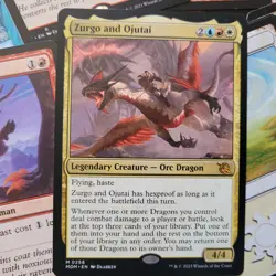 Magic COMMANDER Deck MTG EDH Tribal Dragons Jeskai Wedge Zurgo and Ojutai Drakes - Image 14