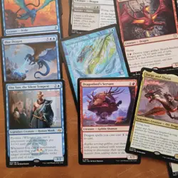 Magic COMMANDER Deck MTG EDH Tribal Dragons Jeskai Wedge Zurgo and Ojutai Drakes - Image 6
