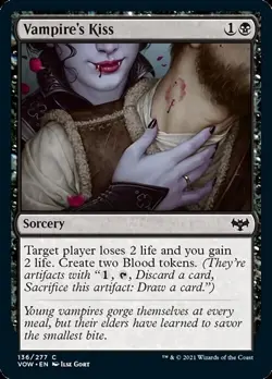 VAMPIRE'S KISS X3 (ONE IS FOIL!) *CRIMSON VOW* - Image 1