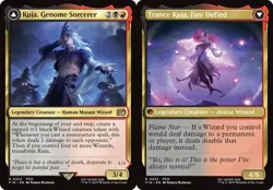 x1 Kuja, Genome Sorcerer // Trance Kuja, Fate Defied R MTG Final Fantasy M/NM, E - Image 1
