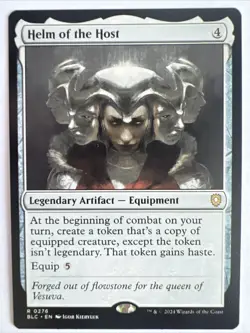 1* Helm of the Host - Bloomburrow Commander - NM-  Magic the Gathering - MTG - Image 1