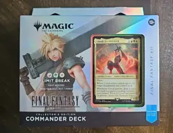 MTG Final Fantasy Cloud Collector’s Edition Limit Break Commander Deck In Hand - Image 3