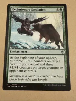 EVOLUTIONARY ESCALATION-C0MMANDER 2016-MTG- MAGIC THE GATHERING - Image 1