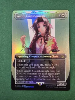 MTG Aerith Gainsborough (Borderless) Foil Final Fantasy Magic The Gathering - Image 3