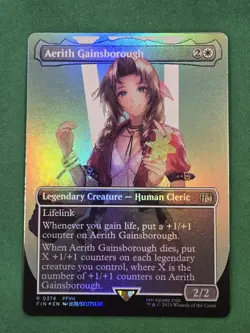 MTG Aerith Gainsborough (Borderless) Foil Final Fantasy Magic The Gathering - Image 5