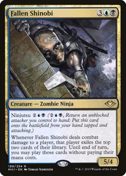 1x Fallen Shinobi - NM - See Pic for Set - SPARROW MAGIC mtg - Image 2
