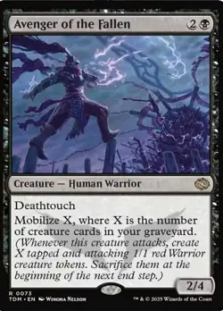 MTG Avenger of the Fallen - Foil NM-Mint Tarkir: Dragonstorm - Image 1
