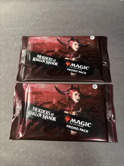 MTG Murders at Karlov Manor Promo Pack Lot (2) - Factory Sealed New - Image 1