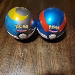 Moon Ball Tin Series 10 - D24 - Pokemon TCG 2024 Pokeball Tin - 2 balls - Image 6