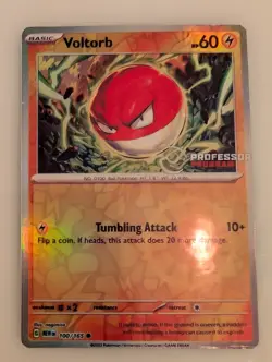 Fan Art: Voltorb Professor Program Promo Holo - Pokemon Custom Made Card - Image 1