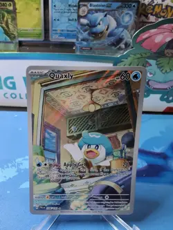 Quaxly 206/193 - Pokemon Paldea Evolved Illustration Rare NM - Image 1