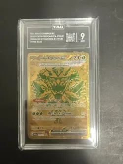 Teal Mask Ogerpon ex 177/131 Pokemon Prismatic Evolutions Hyper Rare TAG MINT 9 - Image 3