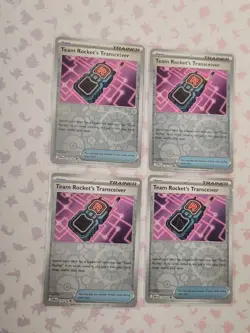 4x Team Rocket's Transceiver 178/182 Reverse Holo Pokemon TCG: Destined Rivals - Image 3