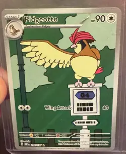 Pidgeotto 208/197 Obsidian Flames – Pokémon Card – Near Mint – Illustration Rare - Image 1