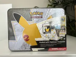 Pokémon TCG Celebrations Treasure Chest Tin Lunch Box Sealed - Image 4