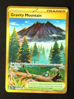 Pokémon Card TCG - Gravity Mountain 250/191 - Surging Sparks - Hyper Rare - NM ⭐ - Image 1