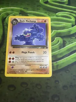 Pokémon TCG-Dark Machamp Team Rocket 27/82 Regular Unlimited Rare NM - Image 13
