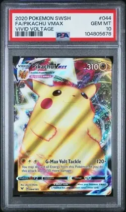 Pokemon - Pikachu VMAX - Vivid Voltage #44/185 - PSA 10 Gem Mint - Image 1