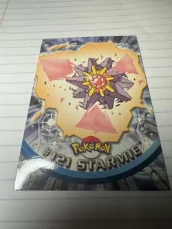 Starmie Topps Pokemon TV Animation Edition Series 3 #121 2000 NM Condition - Image 1