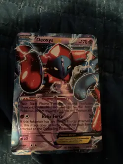 Pokémon Deoxys EX TCG Team Plasma BW82 Black & White Promo Holo Card - Image 1