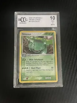 2004 Graded 10 MINT Pokemon Venusaur 6/17 POP Series 2 Promo Card - Image 3