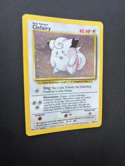 Pokemon Card Base Set Clefairy 5/102 Holo WOTC - Image 12