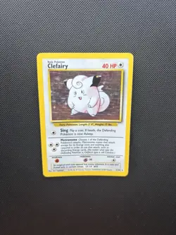 Pokemon Card Base Set Clefairy 5/102 Holo WOTC - Image 14