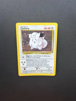Pokemon Card Base Set Clefairy 5/102 Holo WOTC - Image 5