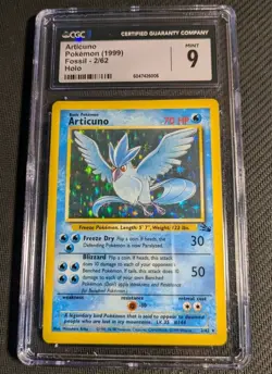 Pokémon Articuno 2/62 Unlimited Fossil Holo Rare PSA/CGC 9 Mint! - Image 1