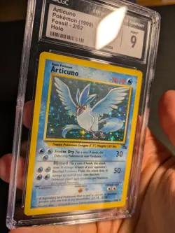 Pokémon Articuno 2/62 Unlimited Fossil Holo Rare PSA/CGC 9 Mint! - Image 4