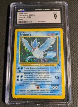 Pokémon Articuno 2/62 Unlimited Fossil Holo Rare PSA/CGC 9 Mint! - Image 7