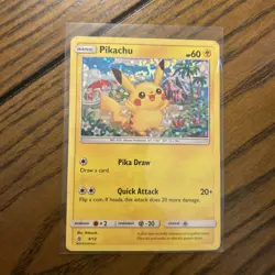 Pikachu 4/12 McDonald's Promos 2018 Holo Pokémon Card LP RARE - Image 1