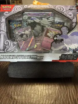 Pokemon TCG: Houndstone ex Collection Box - 4 Booster Packs NEW Sealed - Image 1