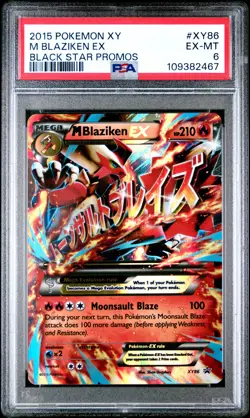 Pokémon TCG Mega-Blaziken EX XY XY86 Holo Promo Promo - Image 4