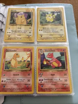 Vintage Pokémon Binder Collection 1990s Read Description - Image 10